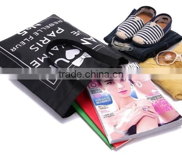 Golden Eco Friendly Supplier 210 Denier Polyester Basic Tote Bag photo-6