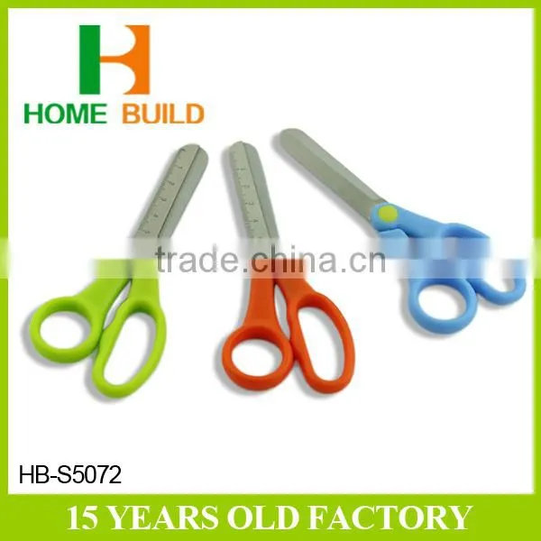 Factory Price HB-S5072 Soft Handle And Round Blade Kids Safety Scissors photo-2