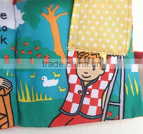 Hot Intelligence Development Baby Kids Educational Cloth Books Soft Series Colorful Fabric Kid Learning Book photo-4