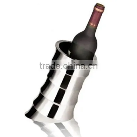 Special Bamboo Shape Champagne Metal Stainless Steel Wine Cooler Champagne Wine Bucket Ice Bucket photo-5