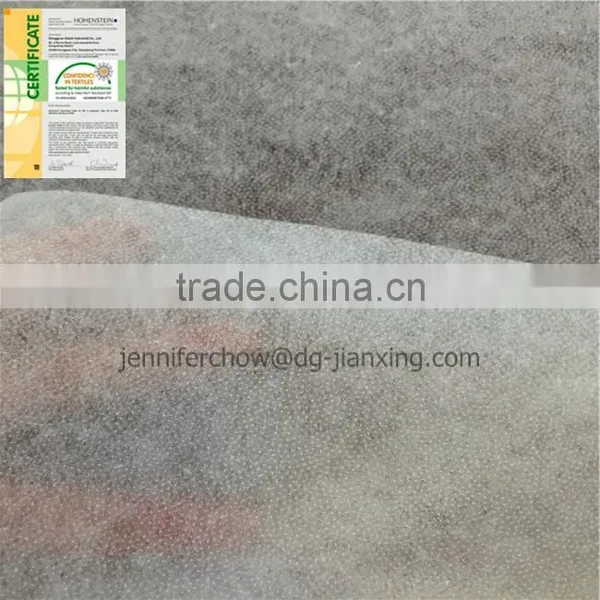 Hot melt adhesive double dot interlining 7040