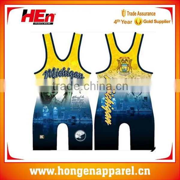 Custom Wrestling Training Wear /Sublimation Wrestling Wear/New Arrive Wrestling Wear photo-3