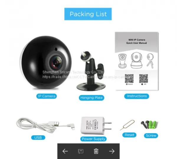 Sricam Новый дизайн SP022 960P HD Мегапиксельная P2P IP-камера с панорамным обнаружением движения photo-5