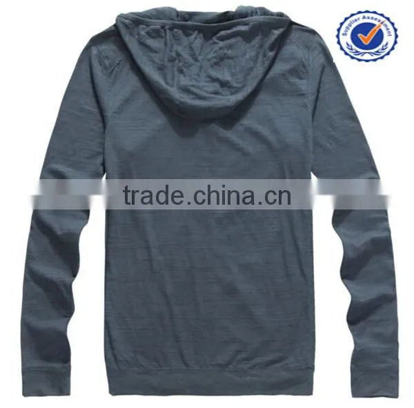 Bulk Plain Wholesale Slim Fit Custom Hoodies for Men photo-3