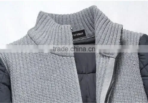 Latest Design European Style Man Cardigan Sweater Wholesale China Supplier photo-2