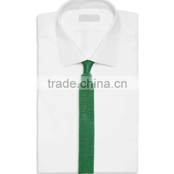 SLIM KNITTED SILK TIE photo-2