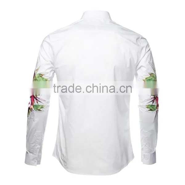 The European and American Fashion Leisure Long-sleeved Cotton Shirt photo-2