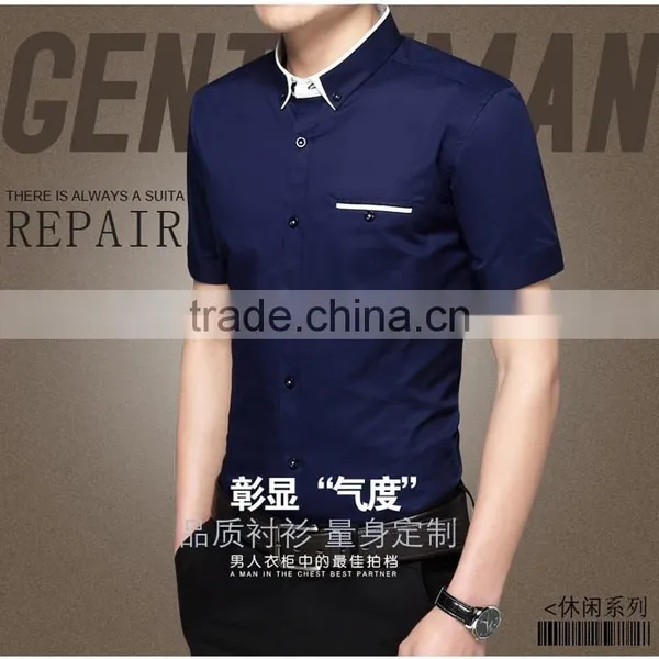 2015 Hot Sale Fashion Style Shirts Design for Men photo-4