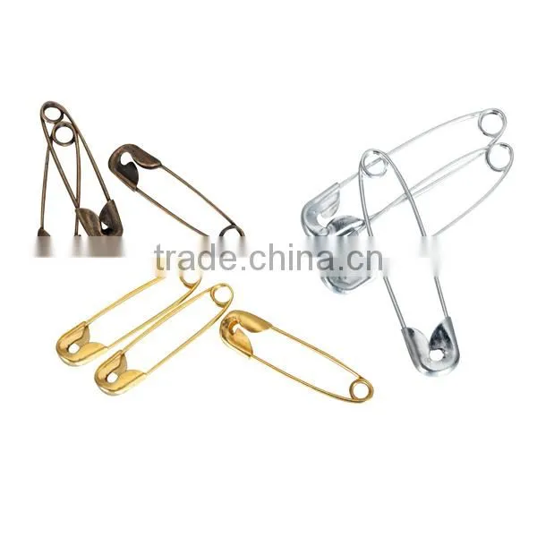 Decorative Silver Locking Safety Pins for Clothes photo-3