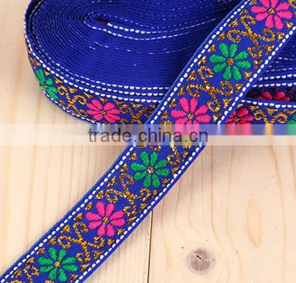 Factory Directly Sale Polyester Jacquard/ethnic/embroidery Ribbon for Garments photo-6