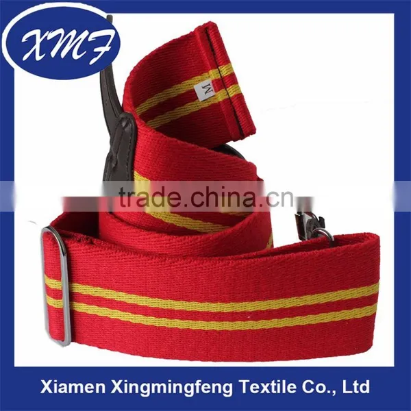 Genuine Leather Buckle Military Webbing Belt Cotton Fabric Braided Belts photo-5