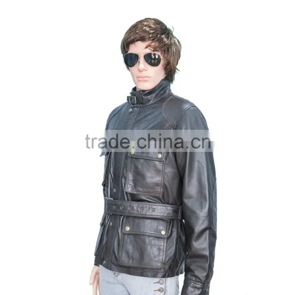 Brown Leather Jacket photo-3