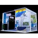 Exhibition Booth Displays With Graphic , Truss Trade Show Display System
