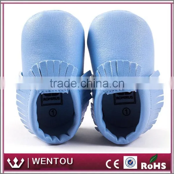 Wholesale Personalized Leather Baby Moccasins photo-2