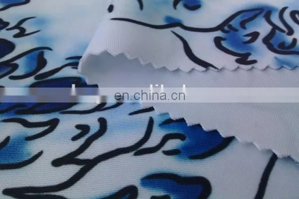 Shaoxing Winfar Textile New Design DTY Polyester Scuba Custom Digital Printing on Knitted Fabric photo-6