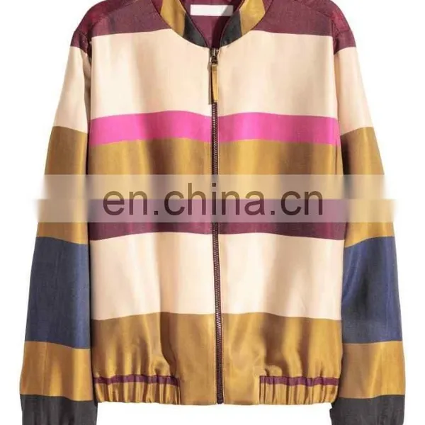 New Fashion Women Colorful Striped Jacket, Latest Fashion Short Jacket photo-2