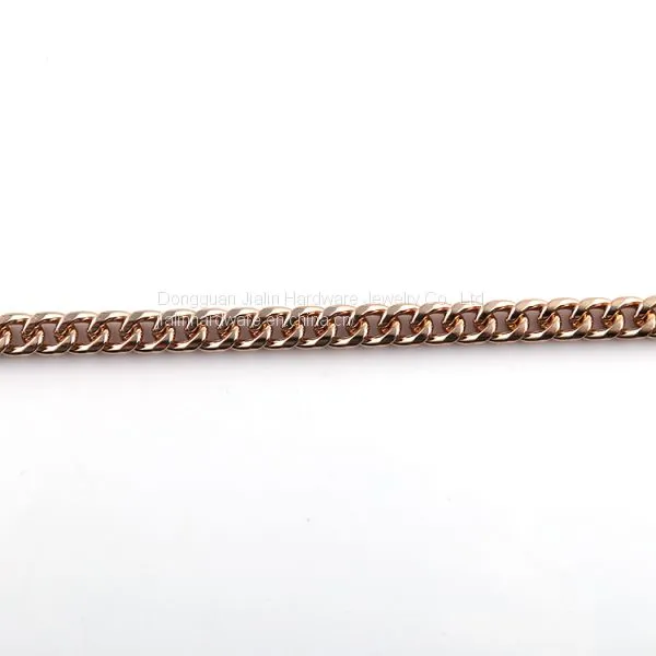DIY Iron Flat Chain Strap Handbag Chains Accessories Purse Straps Shoulder Cross Body Replacement Straps photo-3