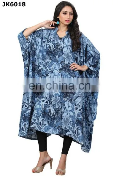 Floral Printed Party Wear Designer Kaftan / Latest Actress Short Kaftan 2017 / Women Party Wear Dresses 2017 (kaftan Dress) photo-4