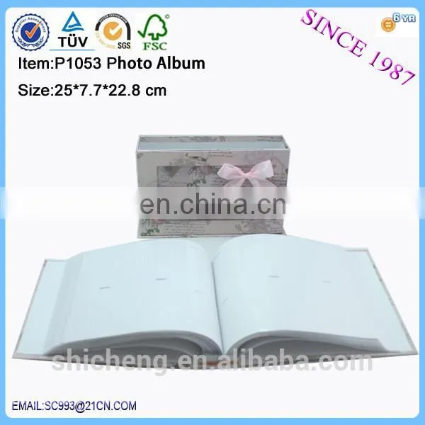 Fancy Colorful Wholesale Family Photo Album,wedding Photo Album With Photo Frame Box photo-3