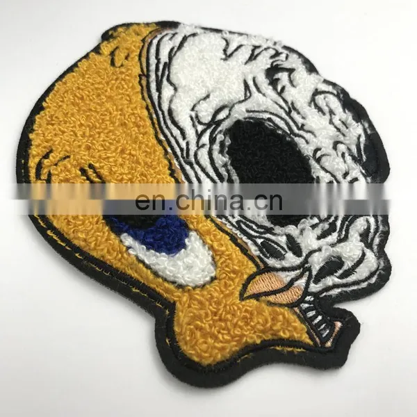 Wholesale Custom 100% Embroidery Chenille Patches For Clothing,towel Embroidered Patch in Letter and Number photo-5