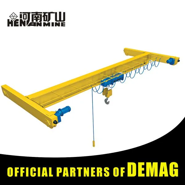 Electric Hoist Type 5 Ton 10 Ton Single Girder Overhead Crane Price