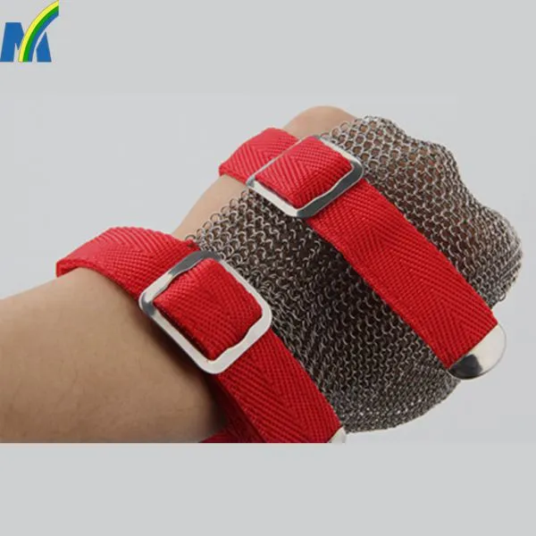Stainless Steel Garments Cutting Hand Safe Gloves With Three Fingers Targeted Protection photo-3
