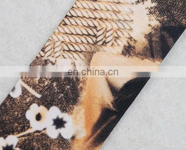 New Fashion Make it Old Style Printing Elastic Ribbon photo-2
