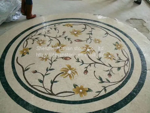 New Stylish Marble Arabic Waterjet Medallion photo-3
