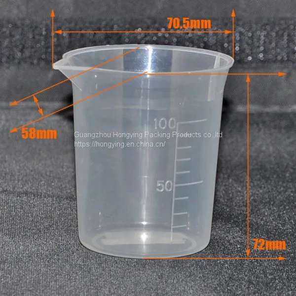 100ml PP Beaker 100% New Plastic for Laboratory