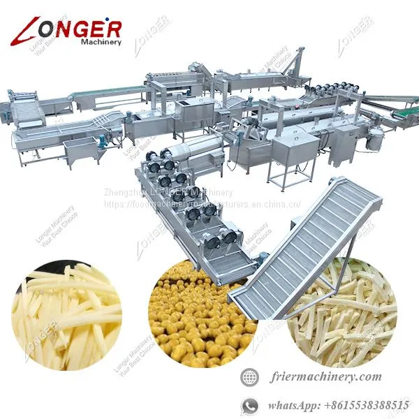 1000 Kg/h Automatic Frozen French Fries Production Line Supplier In China photo-3