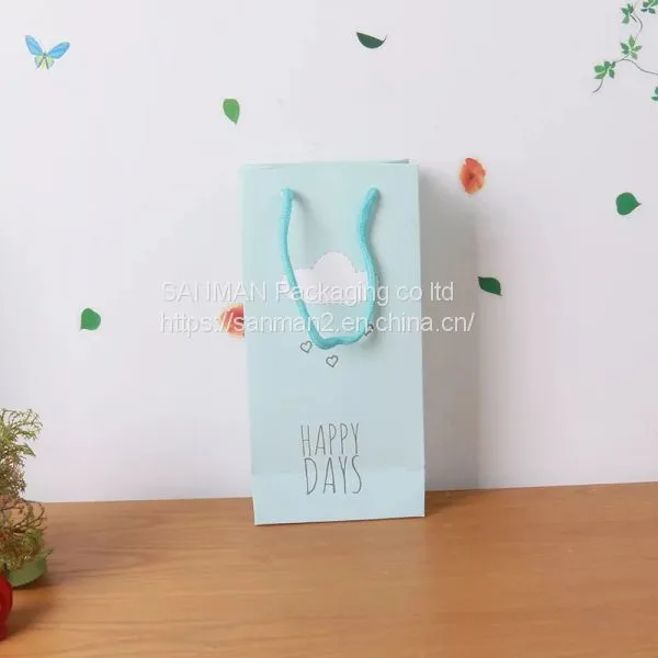 Good Sale Christmas Kraft Custom Flat Paper Gift Bag photo-2