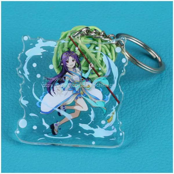Customized Anime Acrylic Transparent Keychain Bts Acrylic Keychain