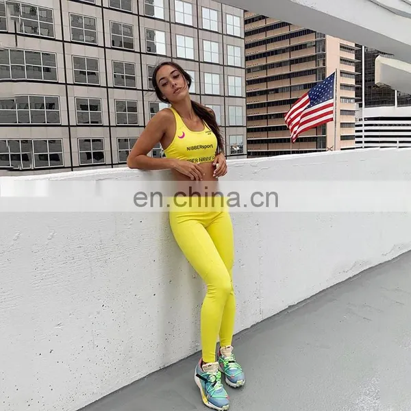 Amazon Best Sellers Women Bodycon Printed 2 Piece Clothing Set Ladies Fitness Yoga Sportswear Suit Women Fitness Outfits photo-5