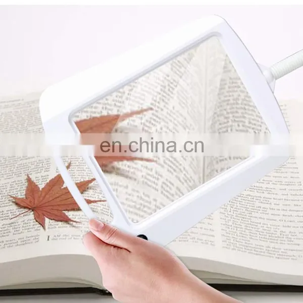 Full Page Flexible Standing Magnifying Floor Led Reading Lamp photo-6