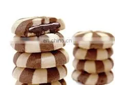 Double Color With Chocolate Filled Biscuit Forming Making Cookies Machine photo-4