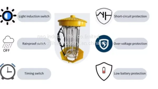Sustainable Product Solar Insect Trap and Insect Light With Trap for Greenhouse photo-3
