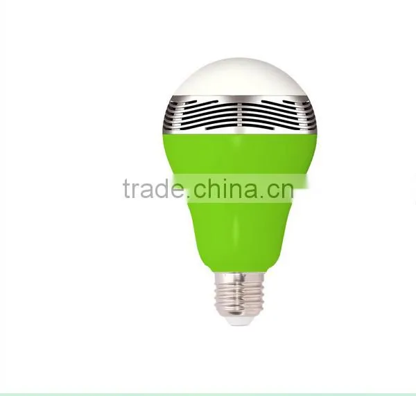 8W Smart E27 Speaker Bluetooth Lamp WIFI Led Bulb Light Ihone/Andrid Remote photo-3