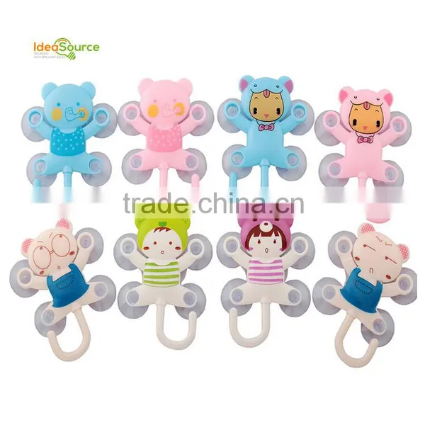 Novelty Plastic Suction Cups Hooks For Hanging 2Pcs/Set photo-2