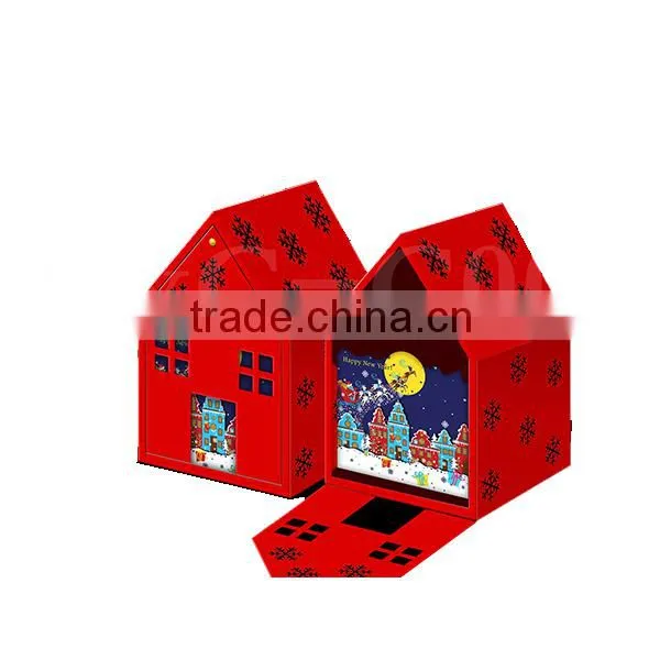 Custom Made Cheap Creative Fancy House Shape Gift Box photo-2