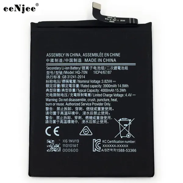 Mobile Phone Battery HQ-70N 4000mAh For Samsung Galaxy A11 A115 SM-A115 Replacement Batteries photo-2