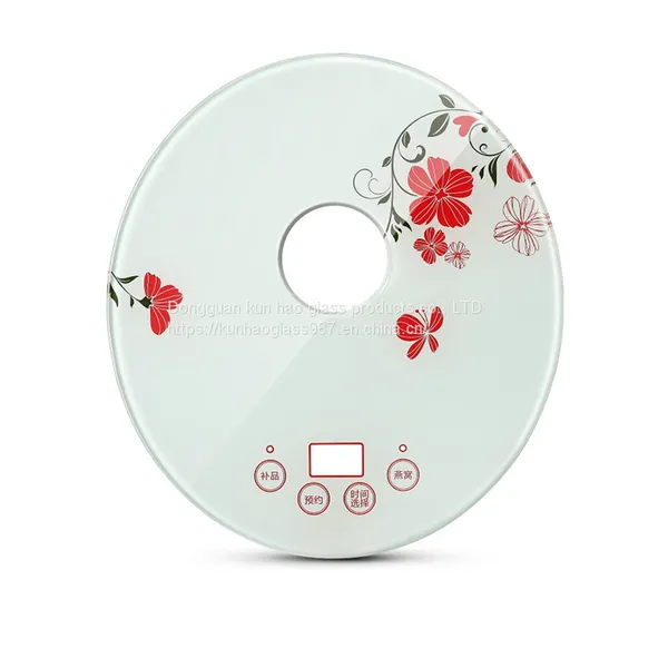 Touch Screen Tempered Glass Processing Body Fat Electronic Scale Panel Silk Screen Electronic Product Panel