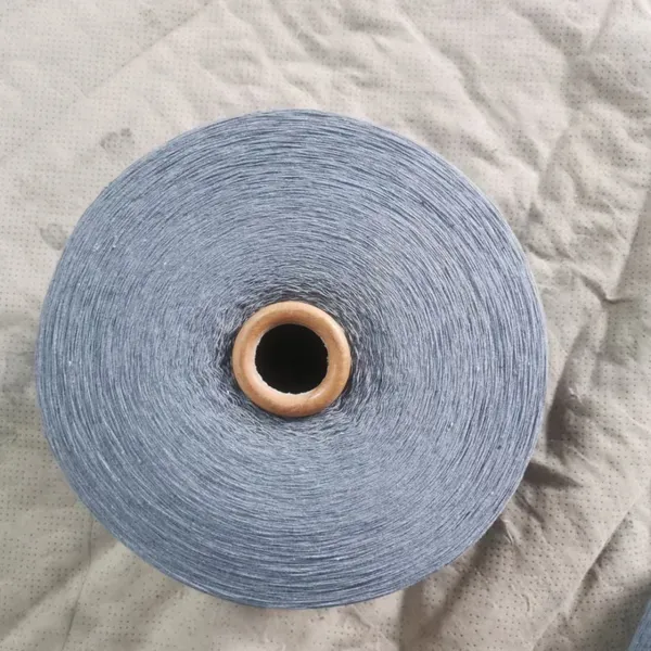 Recycled Yarn Manufacturer N6/1 Open End Cotton Polyester for Working Glove photo-2