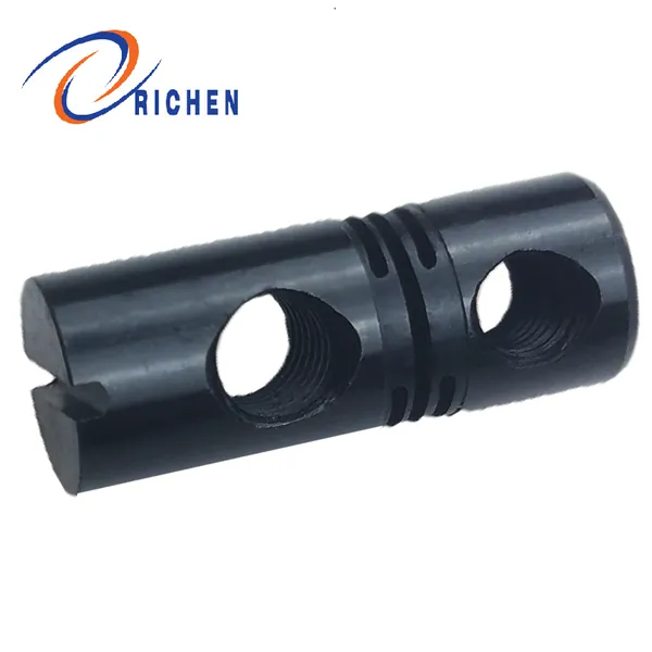 OEM CNC Turning Machining Aluminum Parts With Black Anodizing Surface Treatment for Industrial Equipment photo-3