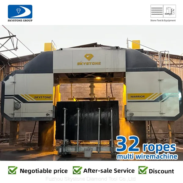 SMW12/32/50/74/76/80 Multi-Wire Saw Machine For Factory Granite Marble Block Cutting