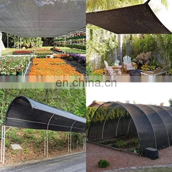 Outdoor 50% 115gsm Black HDPE UV Agricultural Greenhouse Net Round Silk Sun Shade Net photo-4