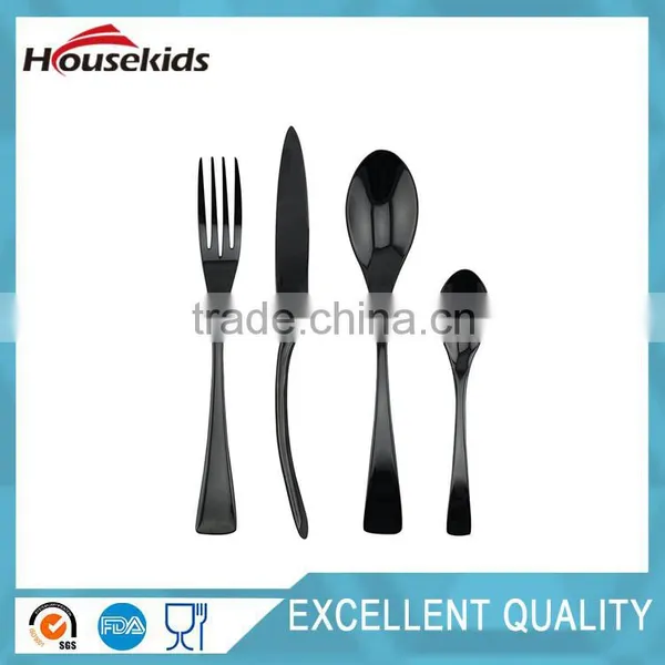 Stainless Steel Flatware Cutlery Set With Mirror Finish Including Fork Spoons Knife Four Piece Tableware Dinner Set photo-3