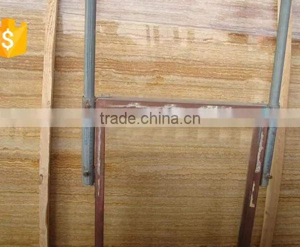 Chinese Good Quality Polished Yellow Marble Tiles For Sale photo-3