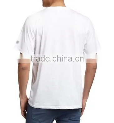 High Quality Organic 100% Cotton Blank Plain T Shirts Navy Blue T-Shirt photo-2