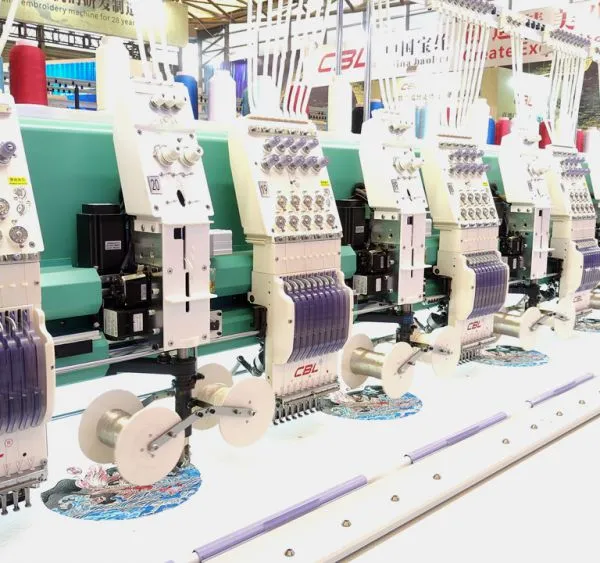 CBL High Speed Mluti-Heads Coiling/cording Mixed Flat Computerized Embroidery Machine photo-3