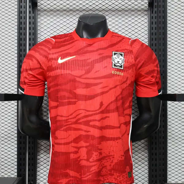 2627 South Korea Home Jersey Team Player Version Soccer Shirt for USA, Canada, Mexico World Cup
